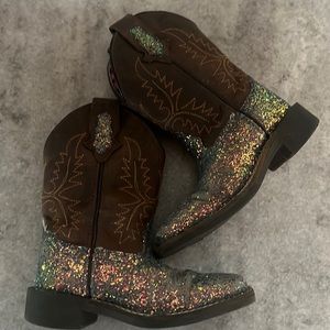 Glitter cowgirl boots